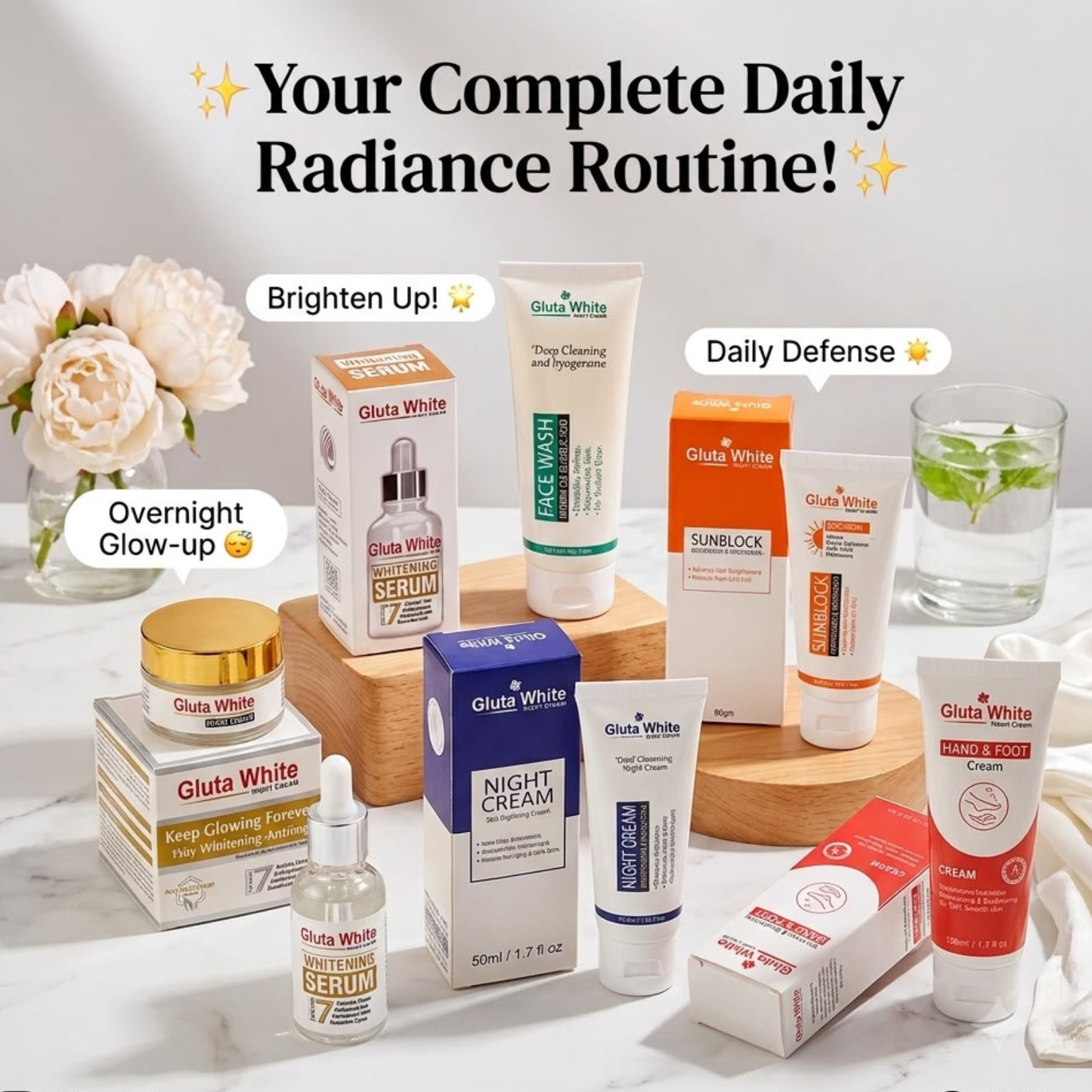 Set π₯° of 6 Gluta white π€