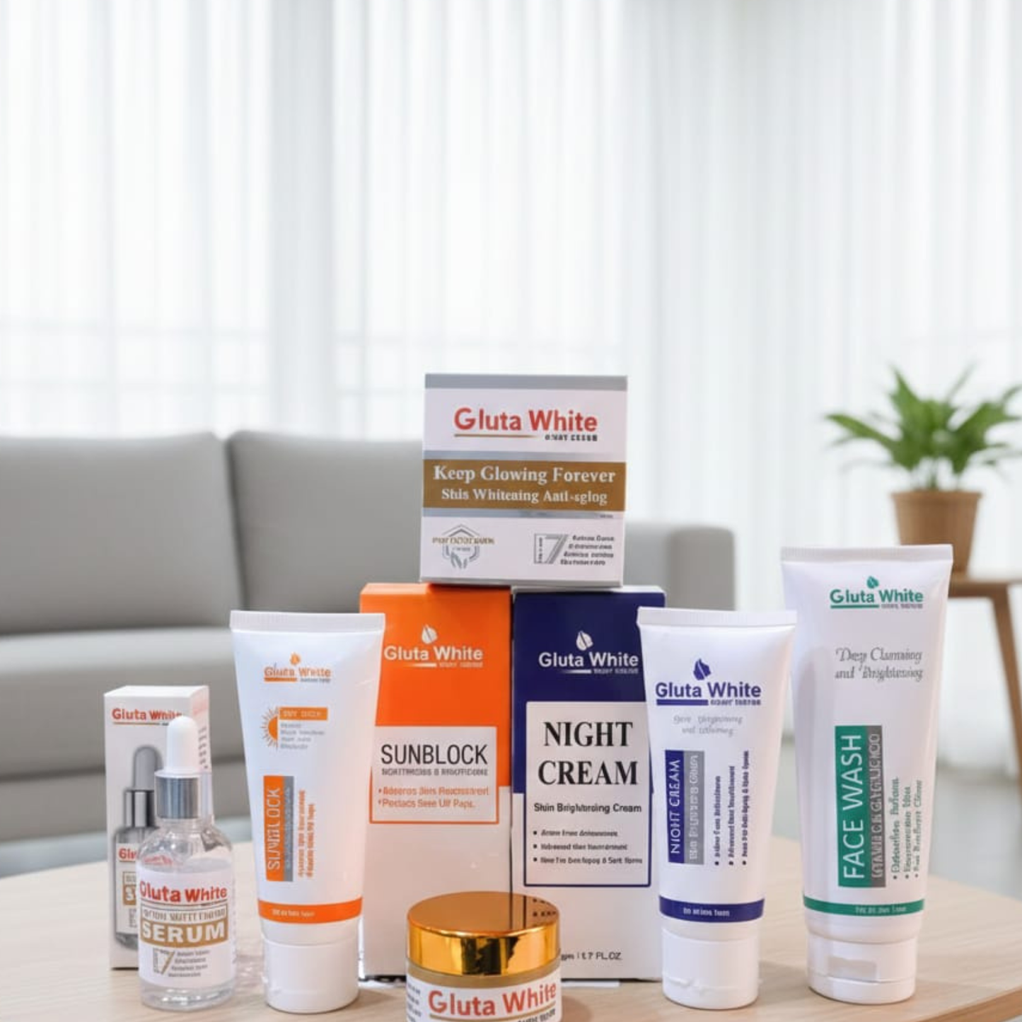 ✨ Gluta White 5-Piece Skin Care Set ✨