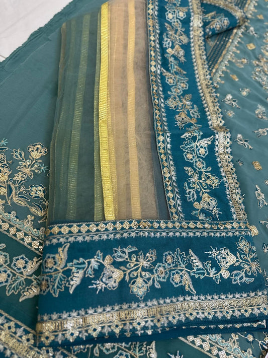 Brand :CHARIZMA CHIFFON/NET FABRIC DETAILS