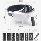 Multifunctional Vegetable Cutter With Drain Basket [free home delivery]