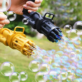 Gatling Automatic Water Bubble Gun Toy For Kids