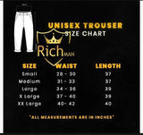Men Printed 2-Piece Track Suit White Black XL to 2XL