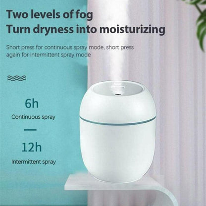 Foldable Air Humidifier White Rechargeable ABS