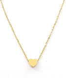 Golden Heart Necklace for Girls Daily Wear