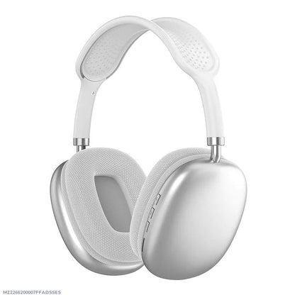 White Bluetooth 5.0 Headphones with 400mAh Battery