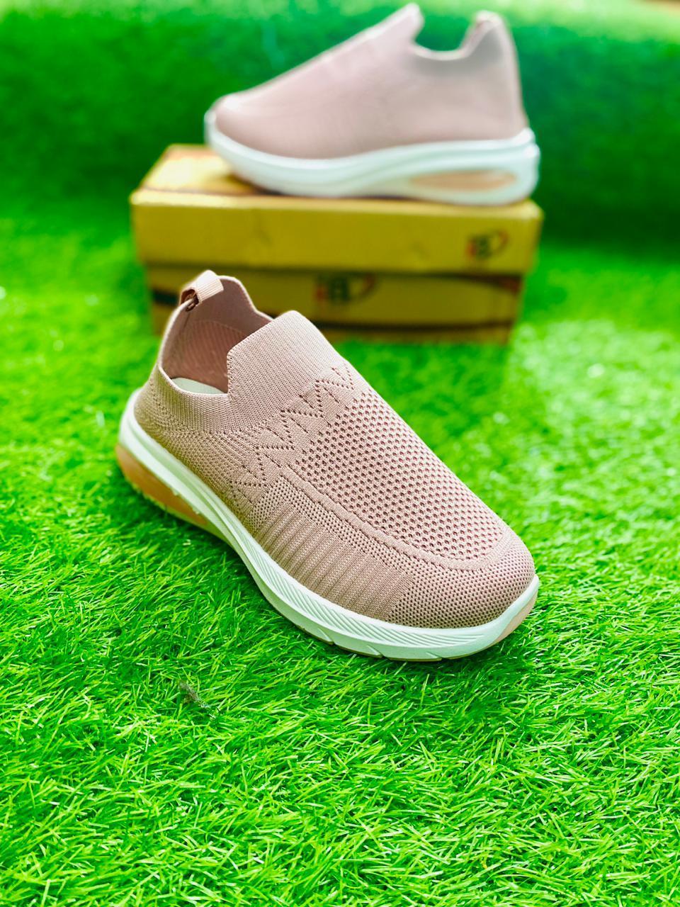 Women's Pink Casual Joggers Soft Breathable