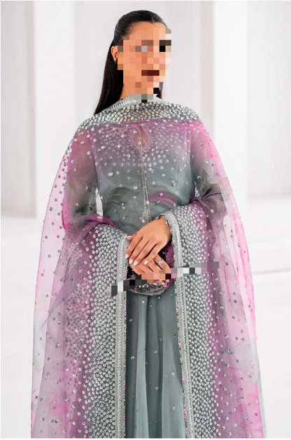Jazmin Luxury Chiffon Sequence Maxi - 3 Piece Formal Wear