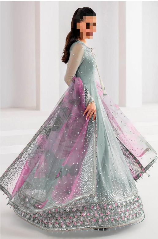 Jazmin Luxury Chiffon Sequence Maxi - 3 Piece Formal Wear