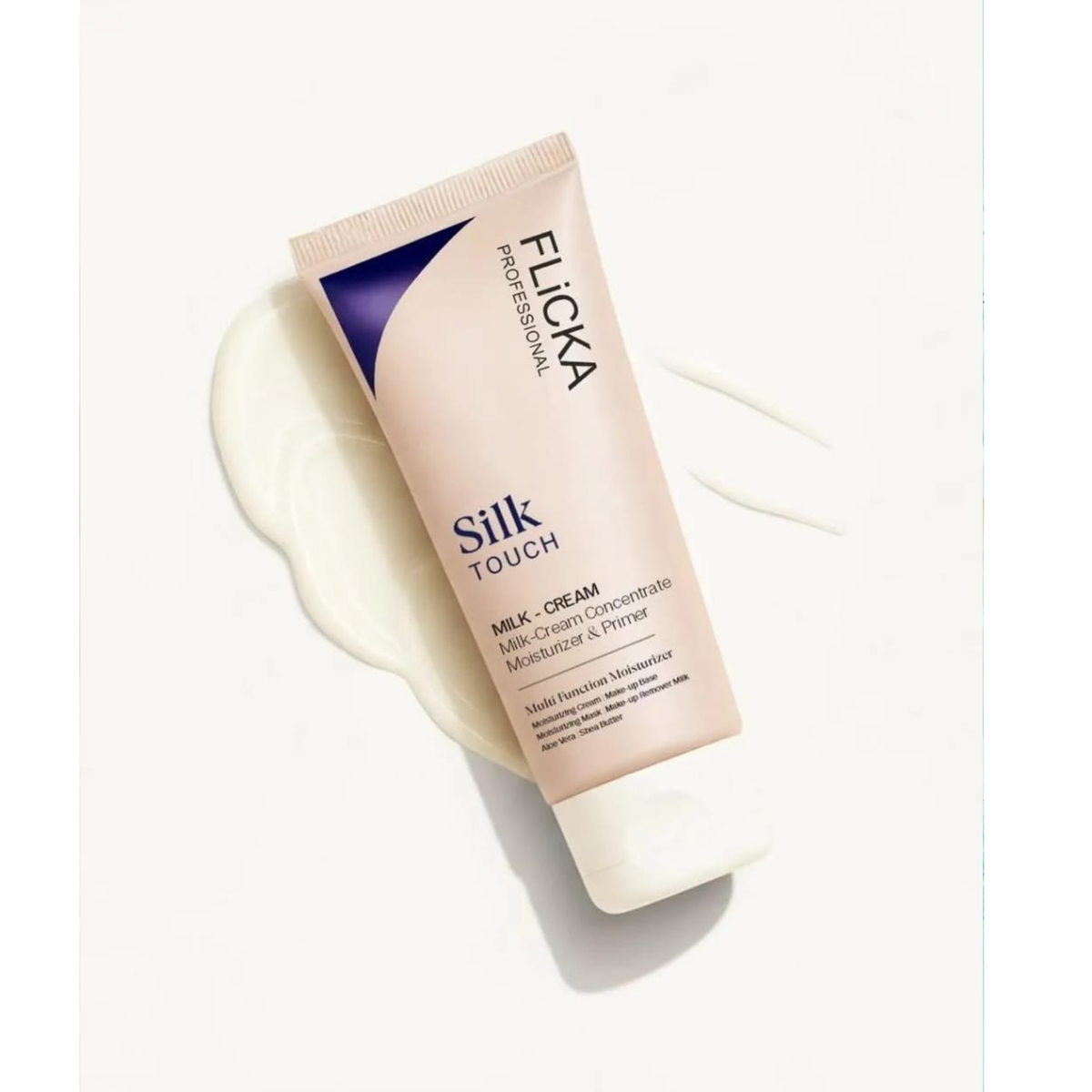 FLiCKA Silk Touch Milk Cream Moisturizer & Primer – 2-in-1 Hydrating Base | Aloe Vera & Shea Butter | Smooth, Long-Lasting Finish