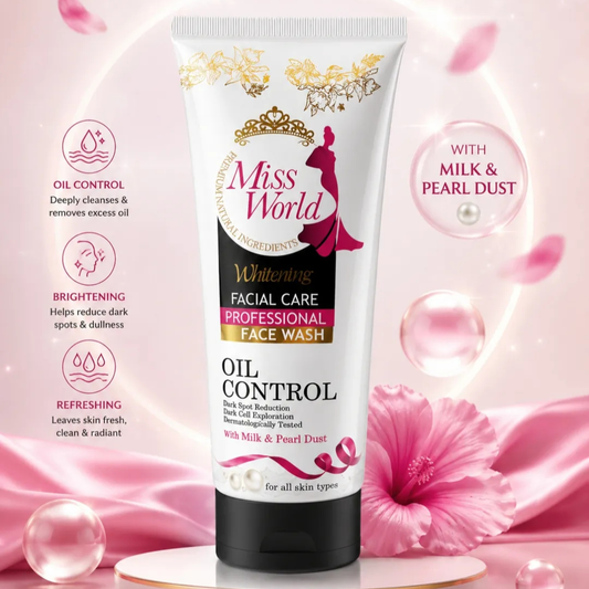 Miss World Oil Control Face Wash 50ml All Skin Types