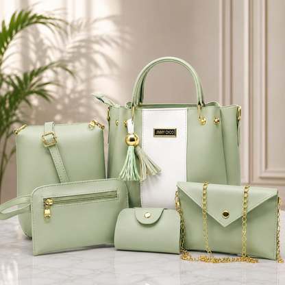 🎀  Jimmy choo High Quality 5Pcs Shoulder Bag 🎀
