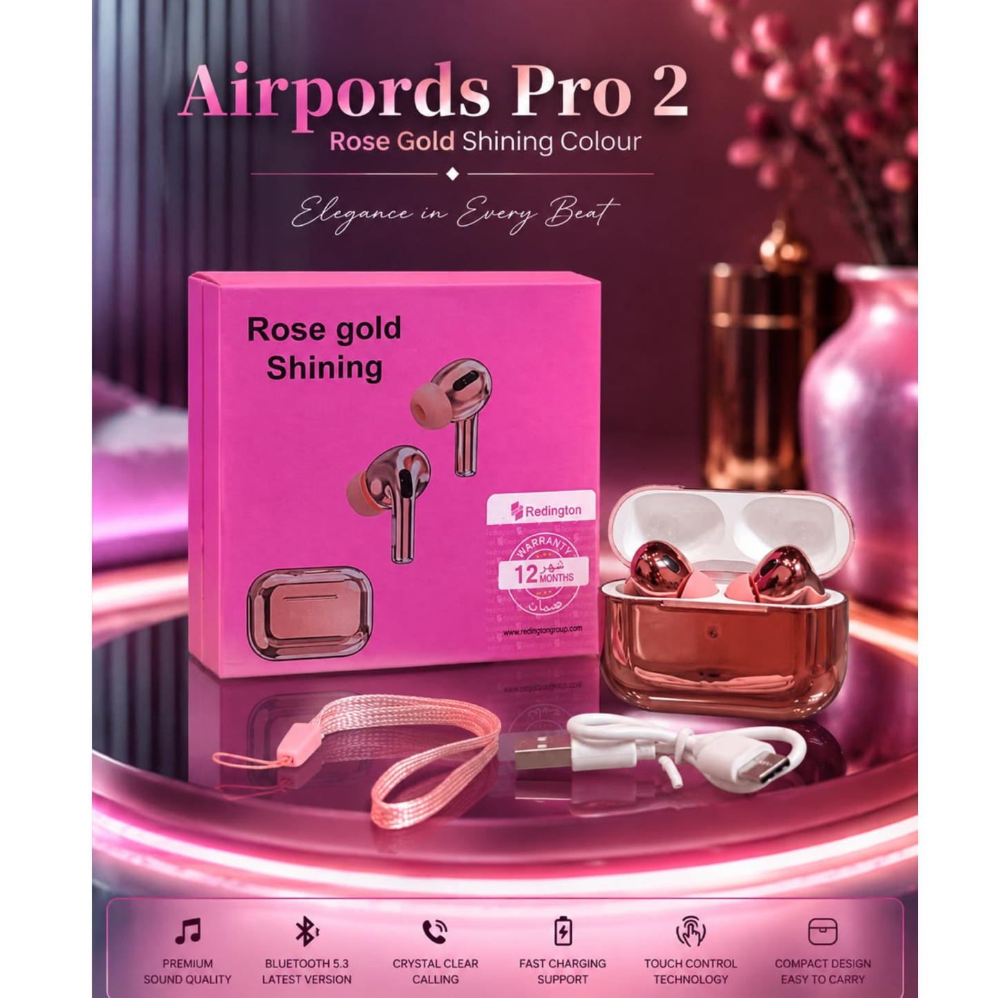 Beautiful ❤️ 🎧 Airpords Pro 2 🥰