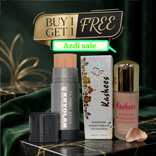 💥Buy kashees Foundation Get Free 🥳 Hair stick 🍡💥