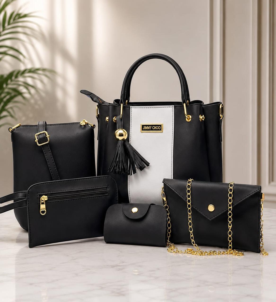 🎀  Jimmy choo High Quality 5Pcs Shoulder Bag 🎀