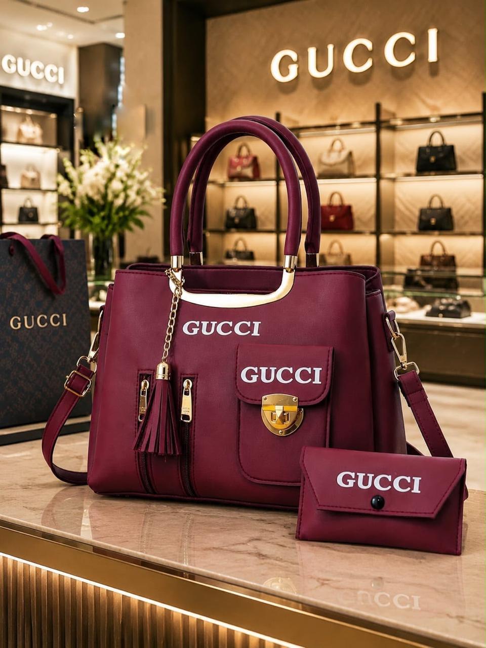 🌸 2 PICS GUCCI BRANDED HAND BAGS FOR GIRLS 🌸