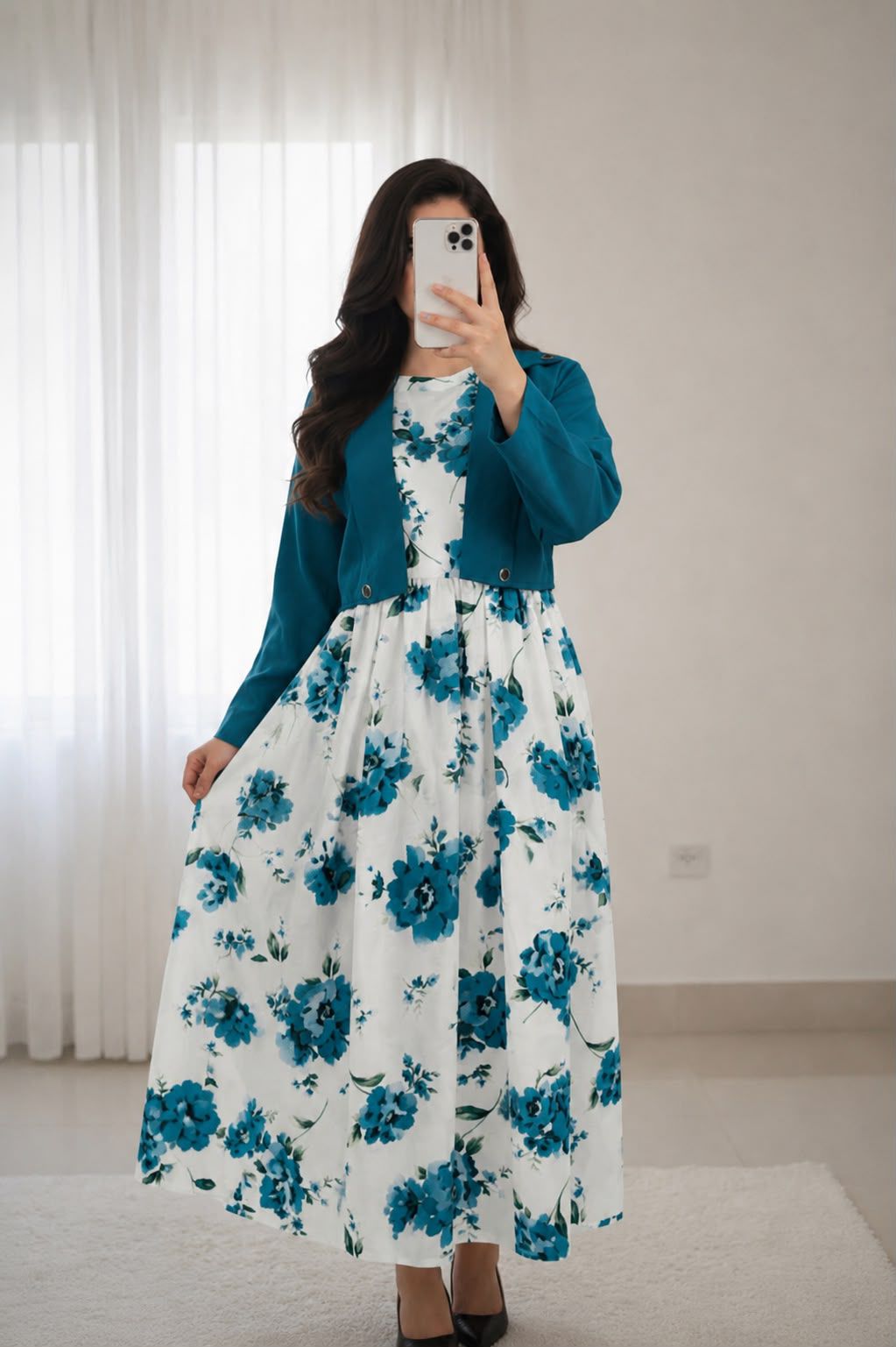Digital Sleeve'less Maxi With Koti ❤️