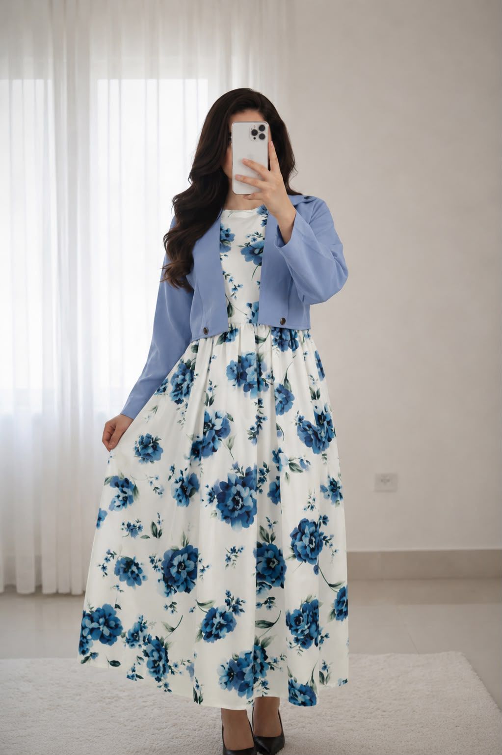 Digital Sleeve'less Maxi With Koti ❤️
