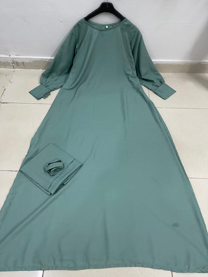Olive  🫒 Abaya With Stoller