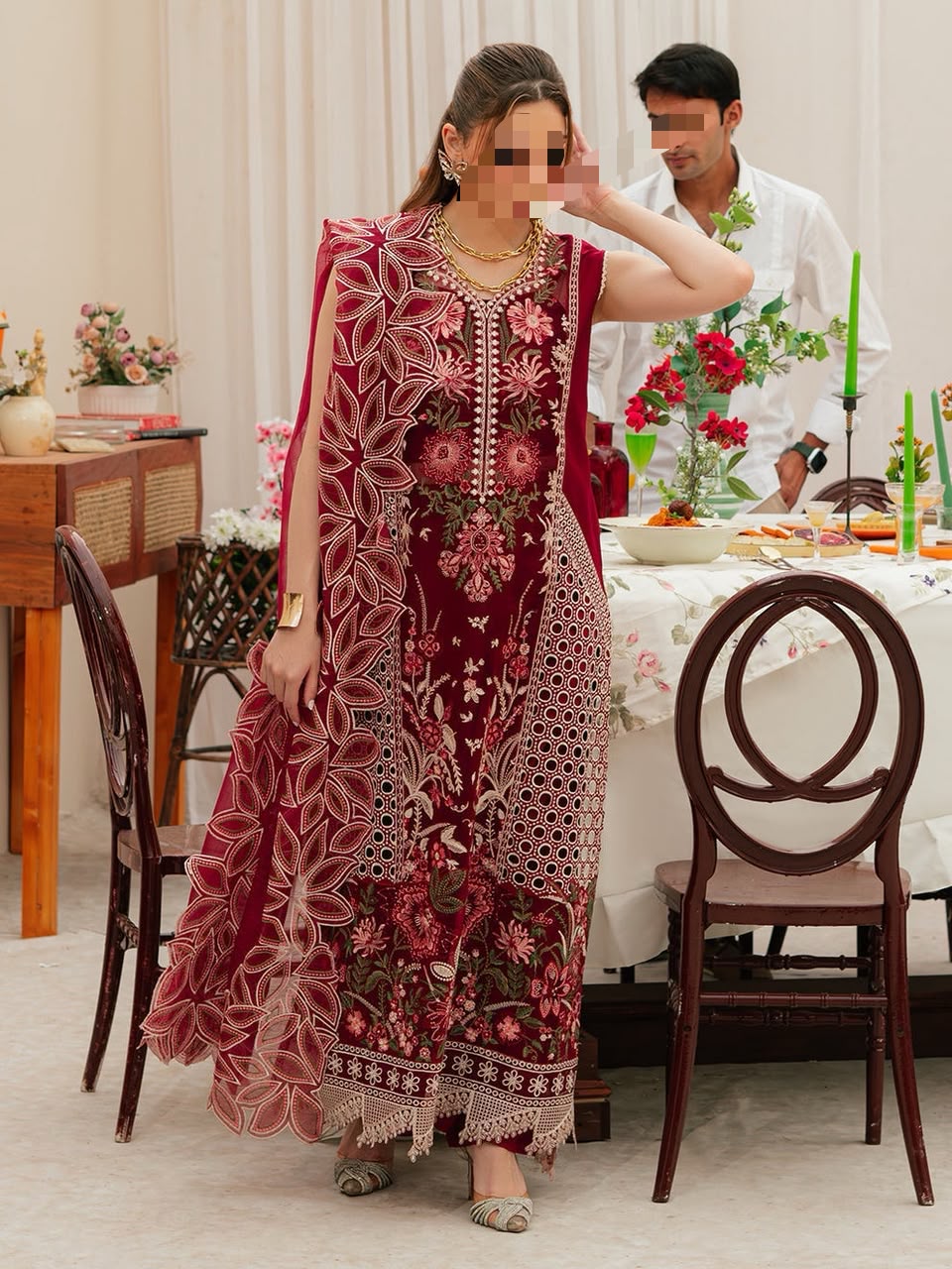 BRAND…….MAHNUR CHICKENKARI COLLECTION