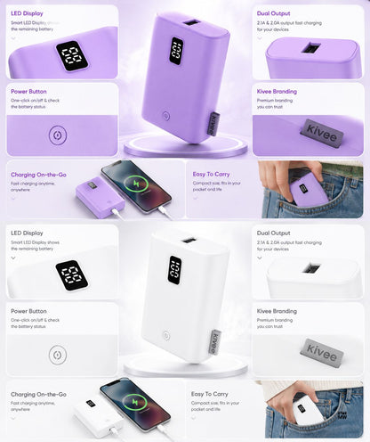 Kivee PT58P 10,000MAH Powerbank