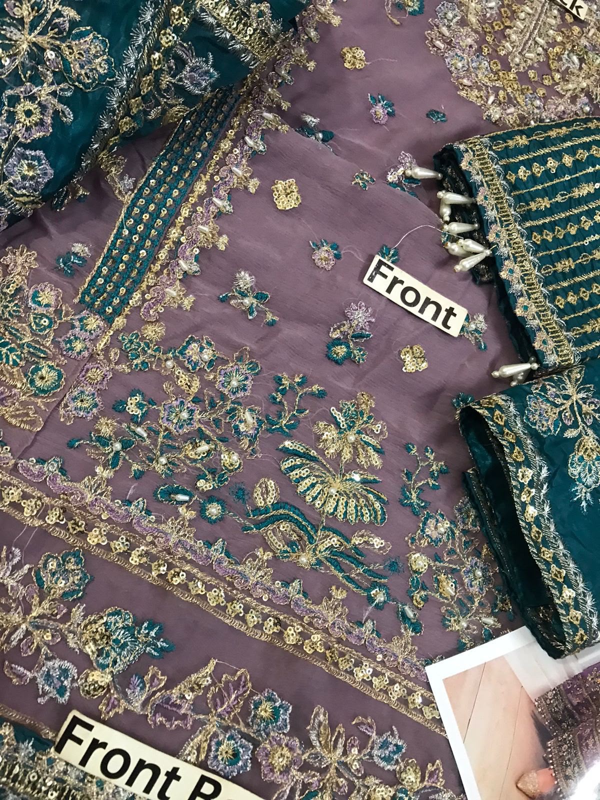 Brand :CHARIZMA CHIFFON/NET  FABRIC DETAILS