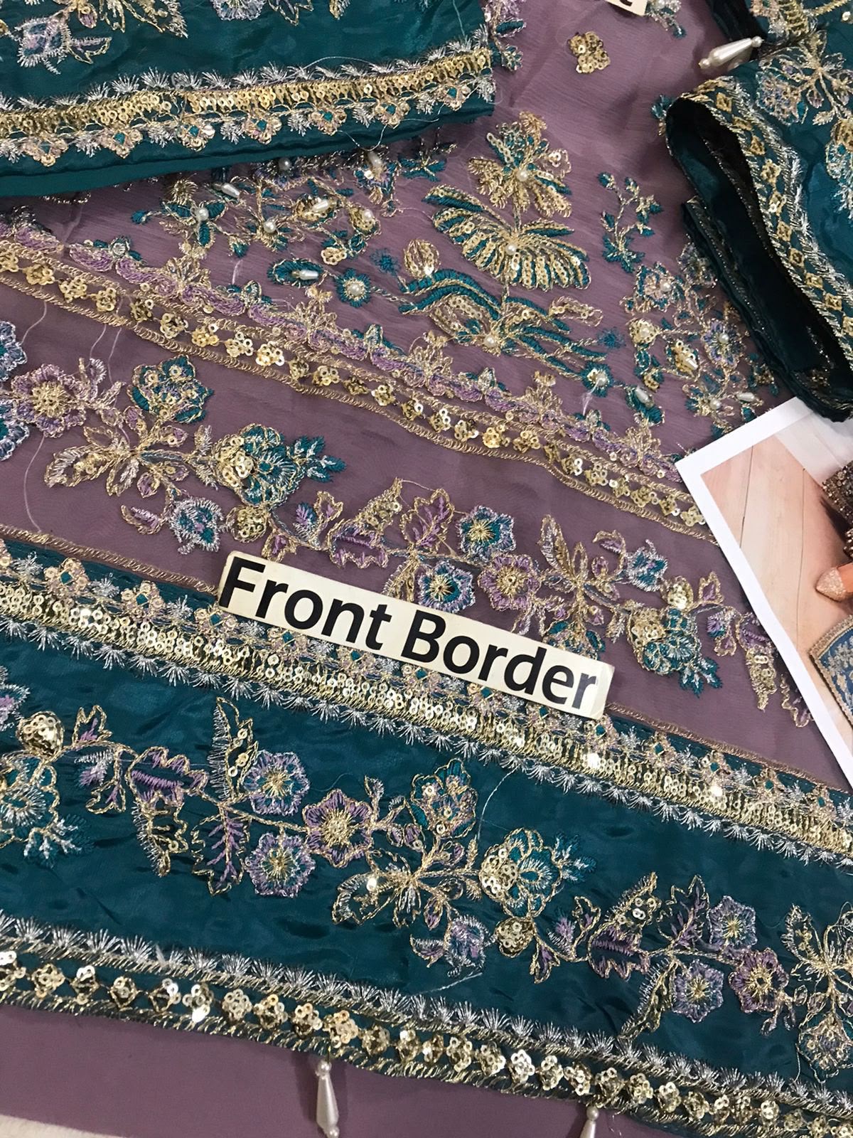 Brand :CHARIZMA CHIFFON/NET  FABRIC DETAILS