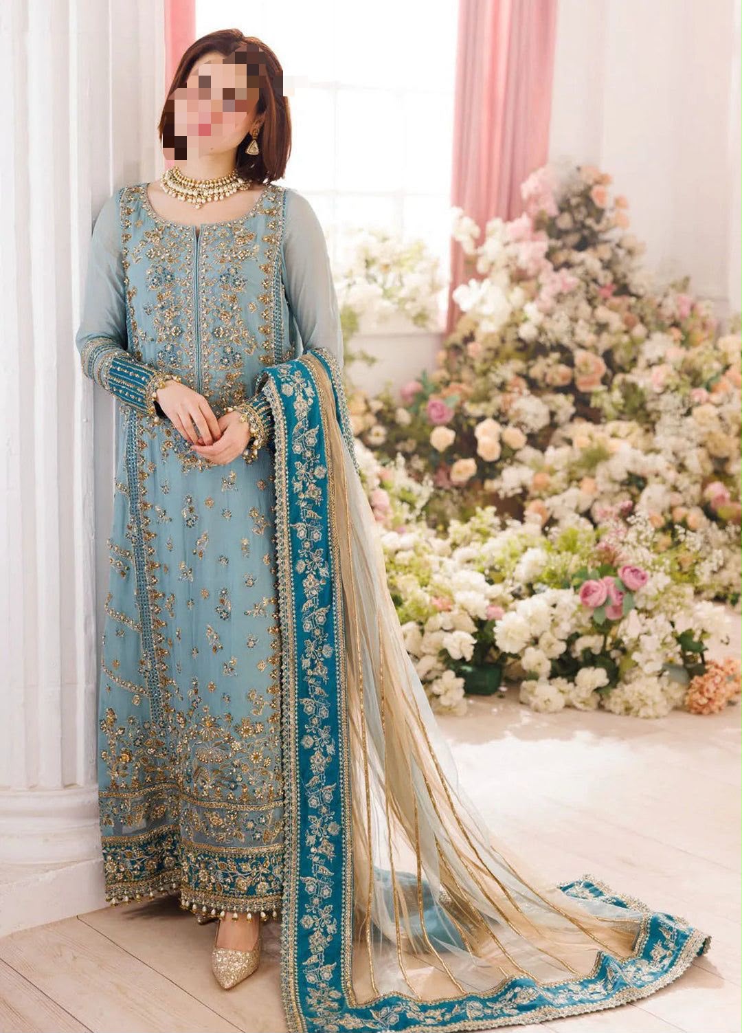 Brand :CHARIZMA CHIFFON/NET  FABRIC DETAILS