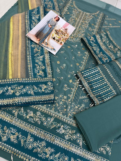 Brand :CHARIZMA CHIFFON/NET  FABRIC DETAILS