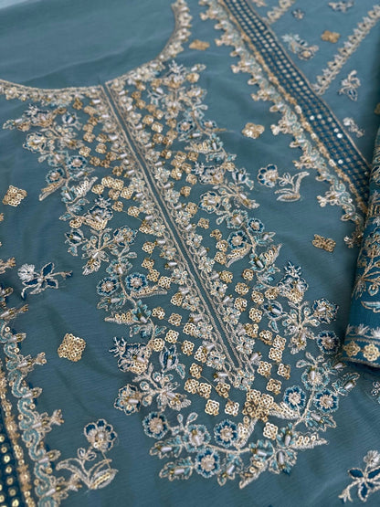Brand :CHARIZMA CHIFFON/NET  FABRIC DETAILS