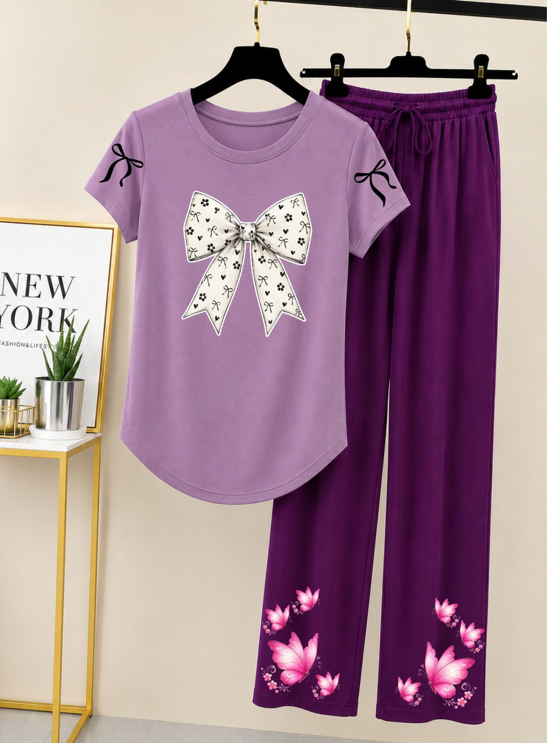 Women Printed Night Suits 🖤😍🖤 Fabric Jersey 👍🏻