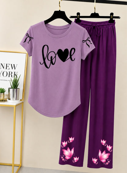 Women Printed Night Suits 🖤😍🖤 Fabric Jersey 👍🏻