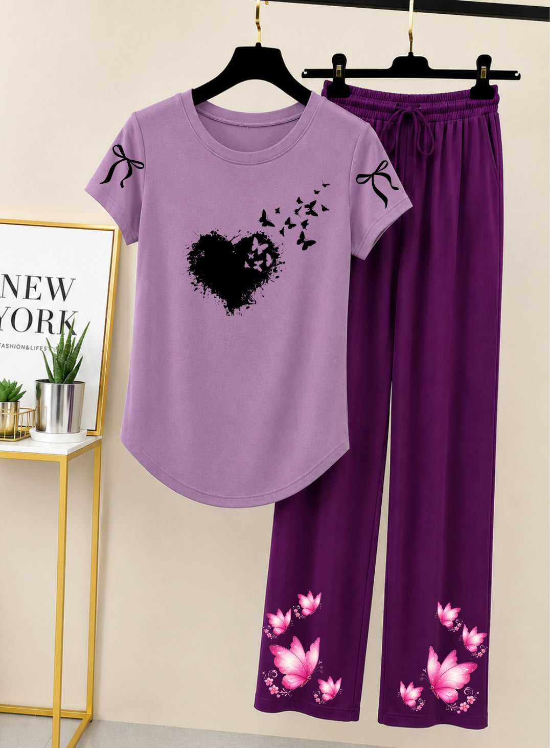 Women Printed Night Suits 🖤😍🖤 Fabric Jersey 👍🏻