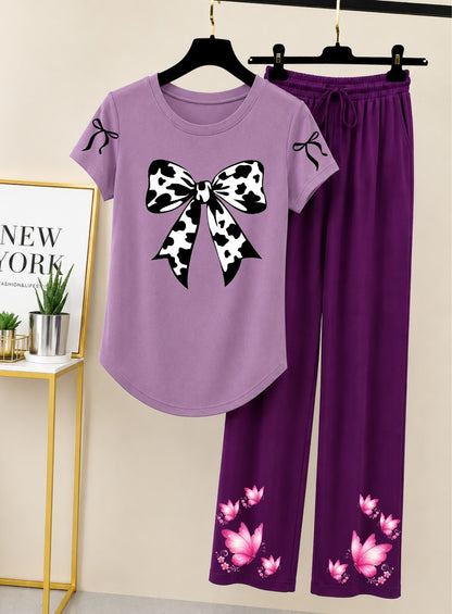 Women Printed Night Suits 🖤😍🖤 Fabric Jersey 👍🏻