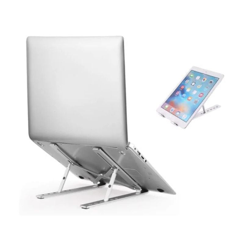Metal Laptop 💻 Stand | Adjustable Foldable Laptop Stand | Portable Laptop Stand With Box & Cover📔
