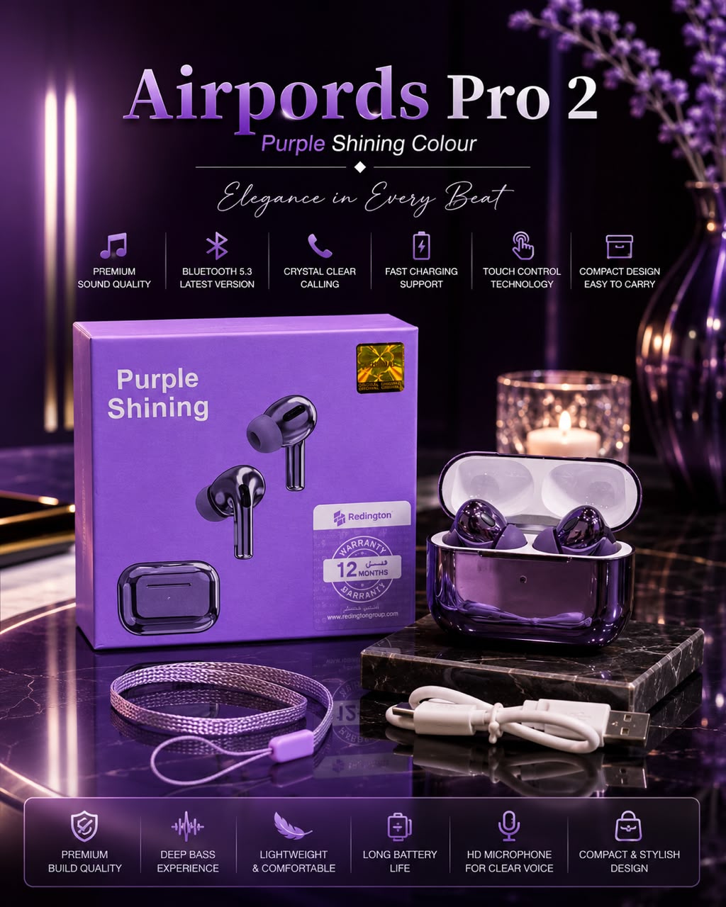 Beautiful ❤️ 🎧 Airpords Pro 2 🥰
