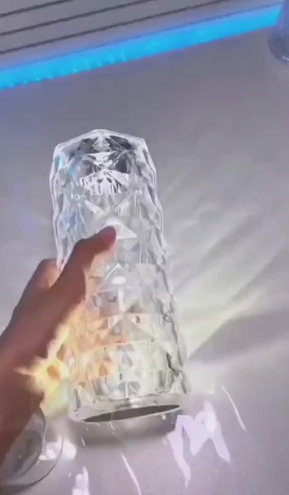 💎 16 Colors Diamond Rose Crystal LED Lamp 💎