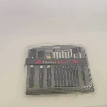 Makeup Brush 🖌️ Set – 12-Piece Professional Makeup Tool Kit | Soft, High-Quality Synthetic Bristles | Huada | Fit Me | Pabibrow 🖌️